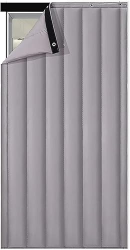 KQWBEWQ Cortina de puerta con aislamiento térmico, cortinas de puerta para invierno, cubierta de puerta con aislamiento térmico, manta de puerta, disponible en Yaxa Venezuela