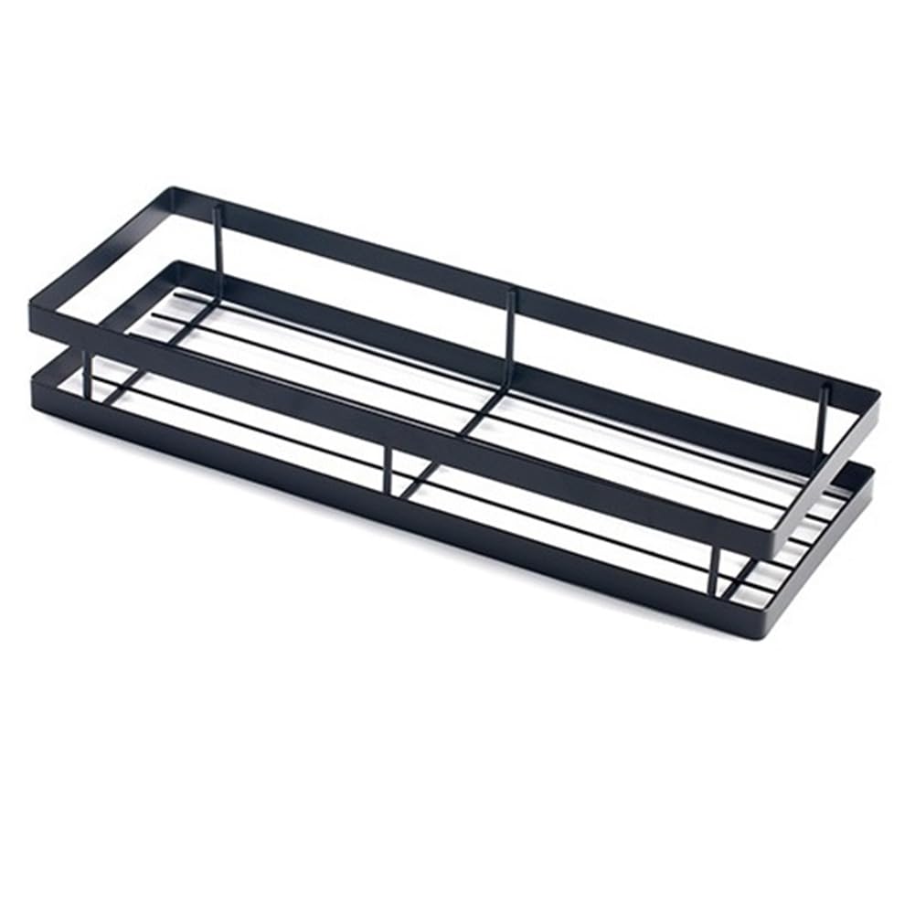 CTRLZS Spice Rack Kitchenware Wall-Mounted Punch-Free Household Spice Rack Spice Storage Drain Rack B