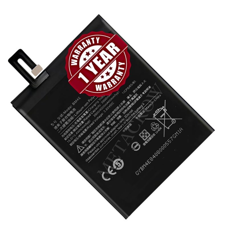 Image of Original BM4E Battery Compatible with Xiaomi Poco F1 / Pocophone F1 - (4000mAh) - 1 Year Warranty AB71