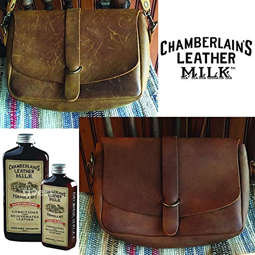 Leather Milk Complete Leather Care Kit. Leather Conditioner, Cleaner And Protector Set. No. 1-6 Full Set (6 Bottles!) - All Natural, Non-Toxic. Made In The Usa. 2 Sizes. Includes 6 Applicator Pads! #TOP4