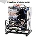 immagine 5Wendry Custodia Aperta per PC, Telaio per PC Mini ATX/M-ATX/ITX in Lega di Alluminio Aperto Fai da Te, Telaio per Computer con Telaio Aperto, con Buone Prestazioni di Dissipazione del(Nero)