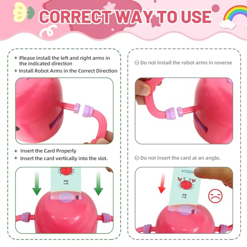 Robot de dibujo para niños con tarjetas y voz interactiva paso a paso 6