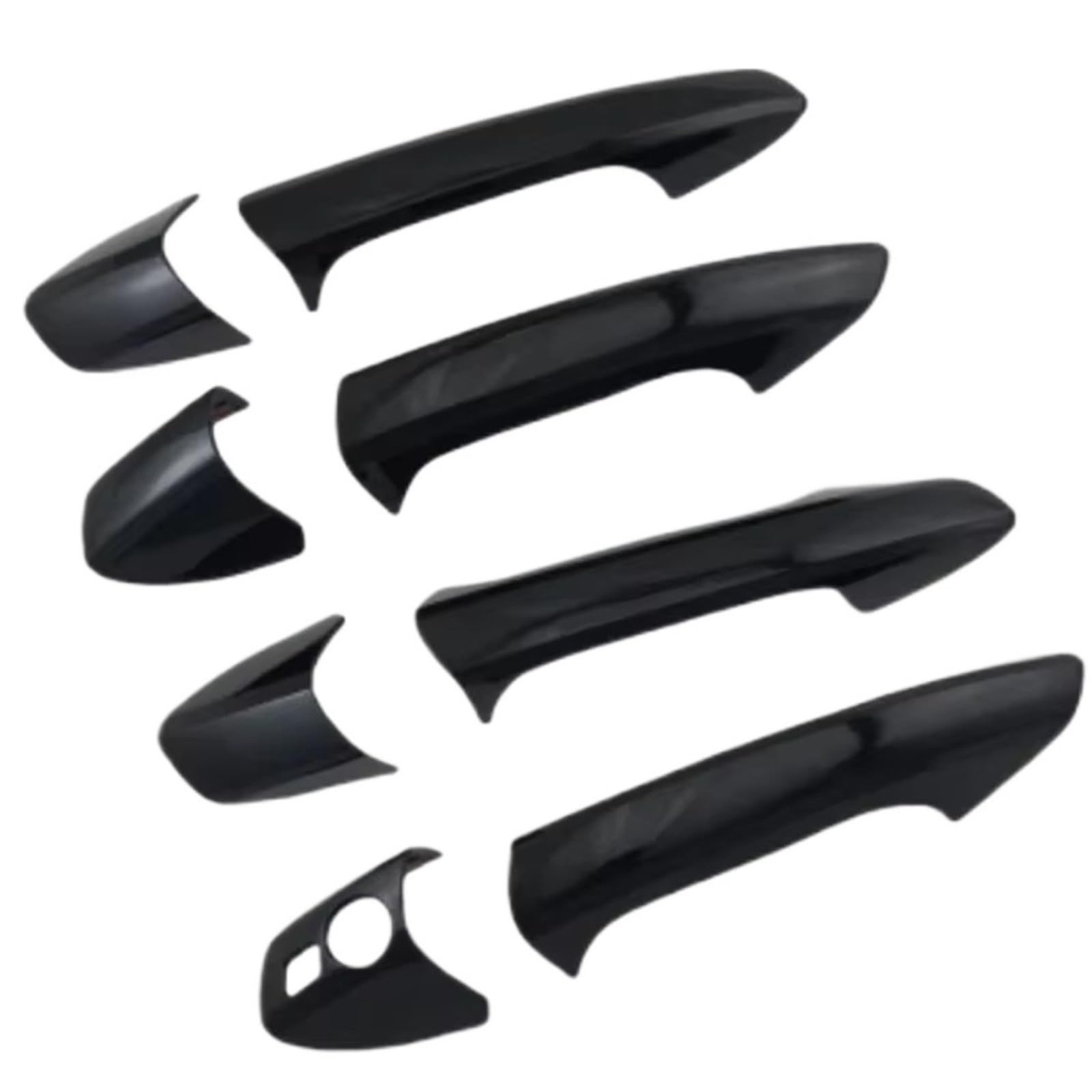 TRGDFDAA Door Handle Trims Covers Compatible with Benz for GLA Class X156 2013 2014 2015 2016 2017 2018 2019 Decoration Door Handle Cover Paste Style Accessories