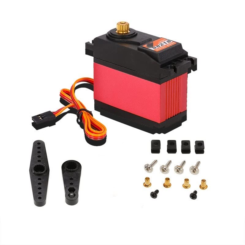 Dla CYS-S821 / 2 / 4pcs 18 40kg Metal Gear Digital 6V-7.4V 0.18s-0.20s / 60 High Torque HV Servo do samochodu 1/5 RC (Size : 4pieces)