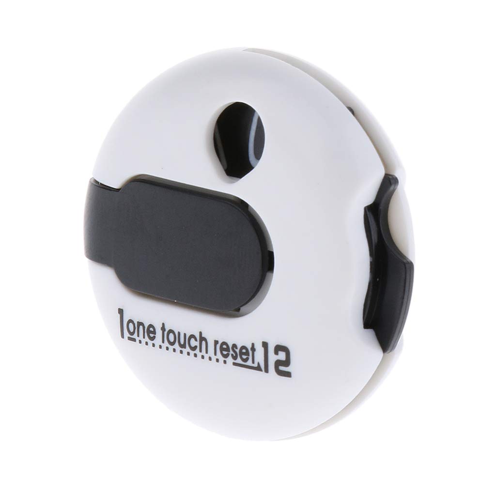 MagiDeal Golf Score Counter One Touch Reset Score Counter - Attach to Glove - white, 3cm (B073DY3NKQ) Amazon Price History, Amazon Price Tracker