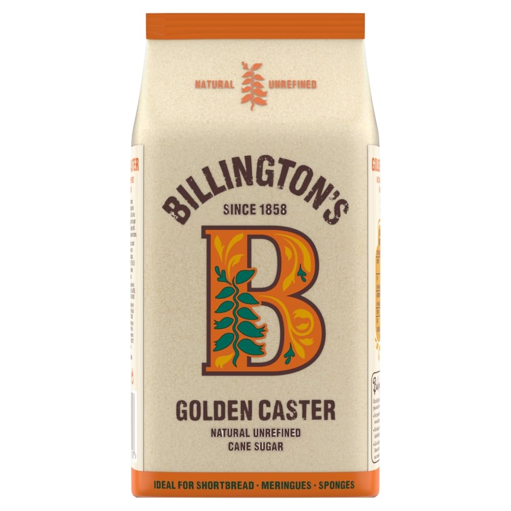 Billington's Golden Caster Unrefined Cane Sugar, 1kg