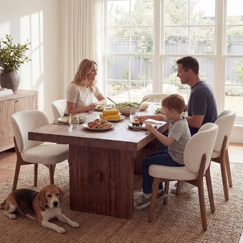 Image of YOUNIKE Dining Chairs Set of 4 Modern Kitchen Dining Room Chairs Beige