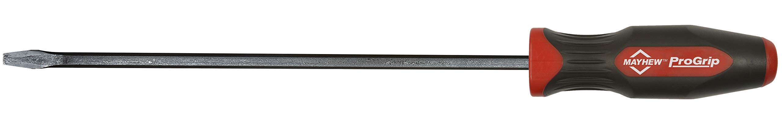 Mayhew Tools 40106 ProGrip Pry Bar, Red, 17" Straight