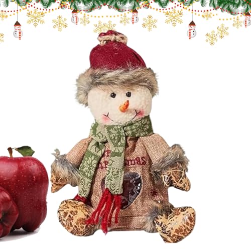 クリスマストリートバッグ - 3Dサンタ 雪だるま トナカイ フルーツポーチ,ジッパー付き クリスマスパーティー 季節 お菓子・フルーツ 保管袋