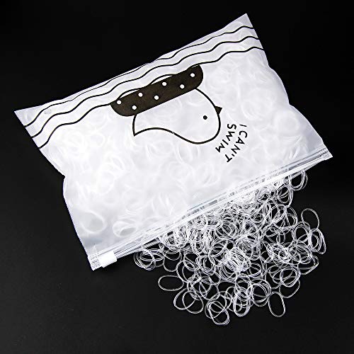 Miuance Multi Color Baby Girl's Kids Hair Holder Hair Tie Elastic Rubber Bands,1500pcs (1500pcs color B)