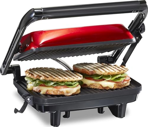 Hamilton Beach Panini Press Sandwich Maker & Electric Indoor Grill