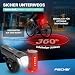 FISCHER Fahrrad-Beleuchtungsset 30/15 Lux, Akku-Leuchtenset TWIN, Front- und 360° Rückleuchte, mit...