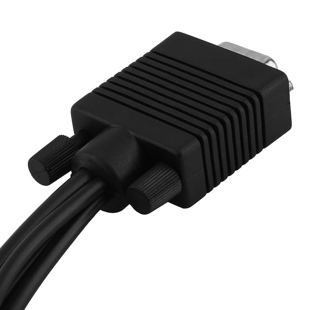 Cavo convertitore adattatore VGA SVGA a S-Video 3 RCA AV TV per PC portatili con Sub-D VGA a S-Video Mini DIN 4 pin femmina e porta RCA