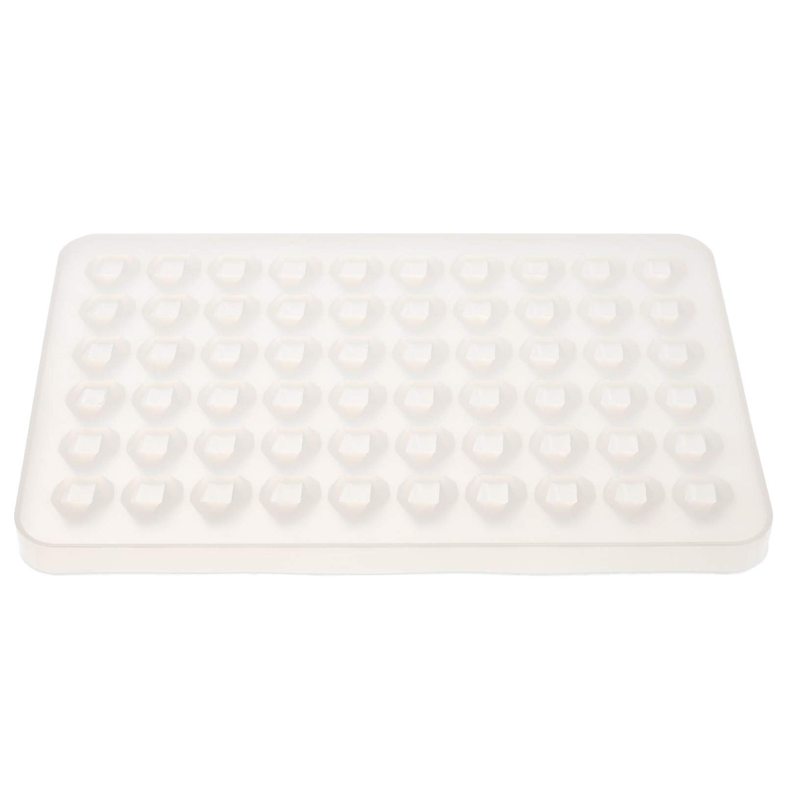 ARTIBETTER Jewelry Casting Molds 60 Cavities Gem Jewelry Silicone Mold Mini 3D Diamond Gemstones Epoxy Resin Mold Tray for DIY Crystals Stone Jewelry Making Craft