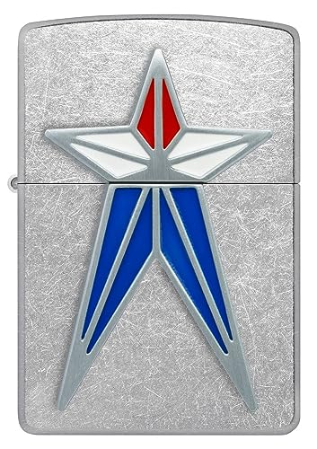 Encendedor Zippo American Flag Chrome miniatura 2