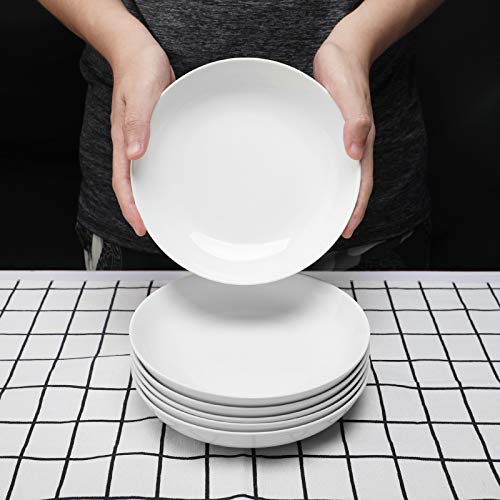 Amhomel SALADBOWL-22OZ-WHITE-6 7 Inch Small Pasta Bowls Set Of 6 thumb #4
