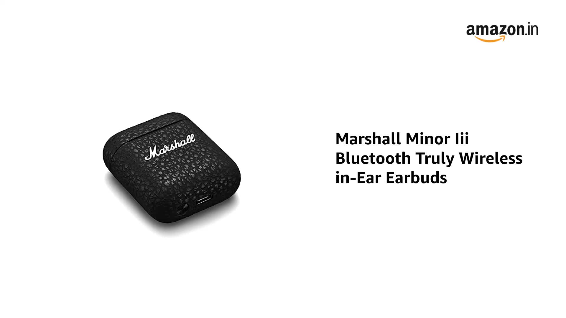 Marshall Minor III Bluetooth Truly Wireless in-Ear Earbuds with
