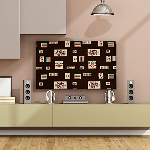 Image of Glassiano Marigold Dustproof Printed 58 inch LED TV Cover Screen Protector Compatible for All Models, Print 29