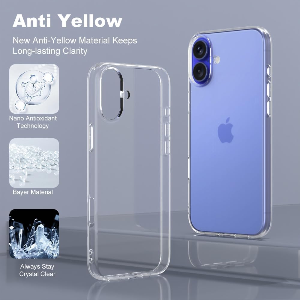 Cover Trasparente Per IPhone 14 Plus - Morbida TPU Antiurto - Sottile E Antingiallimento