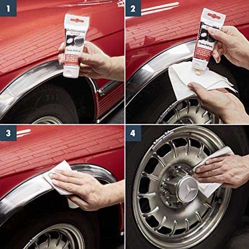 SONAX Chrom+AluPaste (75 ml) poliermittelhaltige Pflegepaste zur Beseitigung von Korrosion, angelaufenen und blinden Stellen | Art-Nr. 03080000