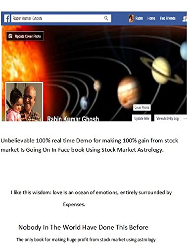 Unbelievable 100% real time demo of making 100% gain per year from stock market is going on in Face book