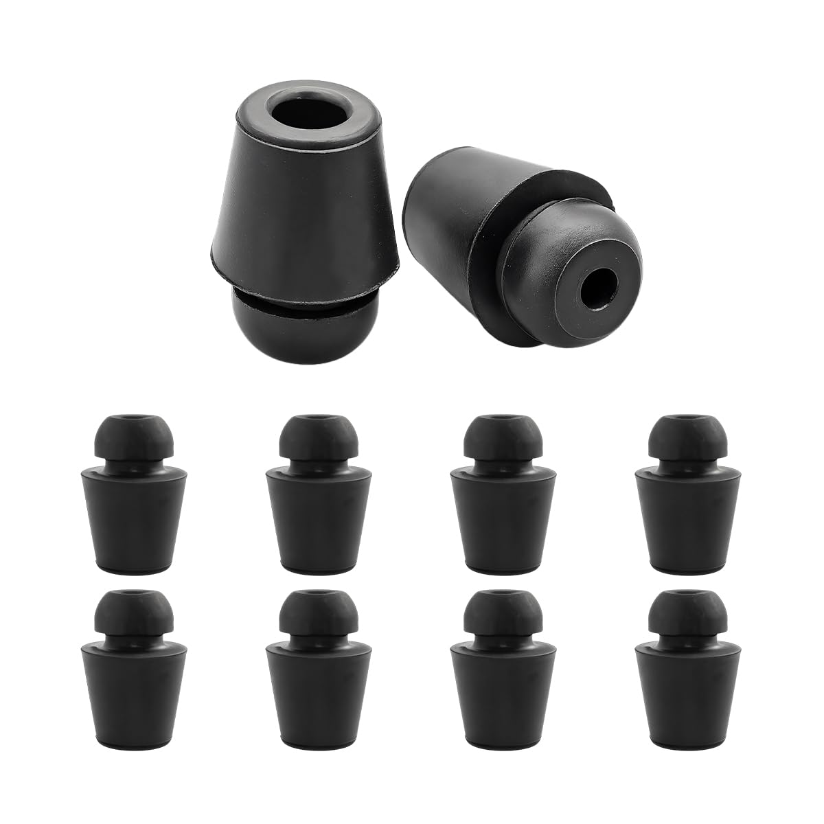 10PCS Car Door Damper Buffer Pad, Rubber Front Rear Door Edge Guard Cushion Overslam Stopper, Automotive Bumper Protector Soundproof Shock Absorber, Universal for Most Vehicles