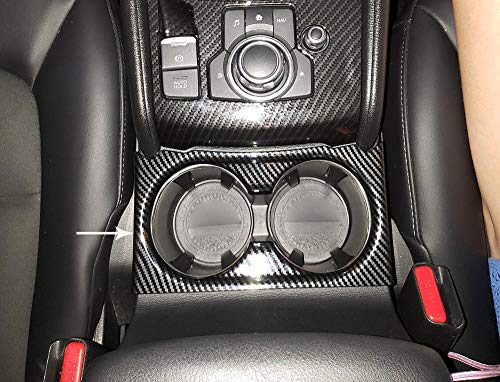 Portavasos para Mazda CX-5 2017-2024 Color Fibra de Carbono miniatura 2