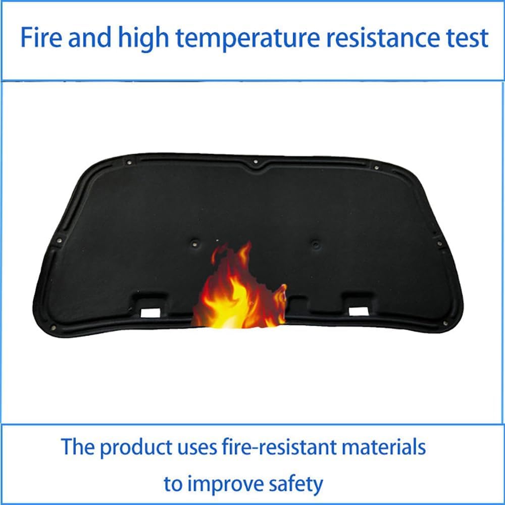 Cotone Isolante Acustico per Cofano Anteriore Auto per 2014-2021 Mazda 3,Isolamento del Cofano del Cofano, Isolamento Acustico del vano Motore
