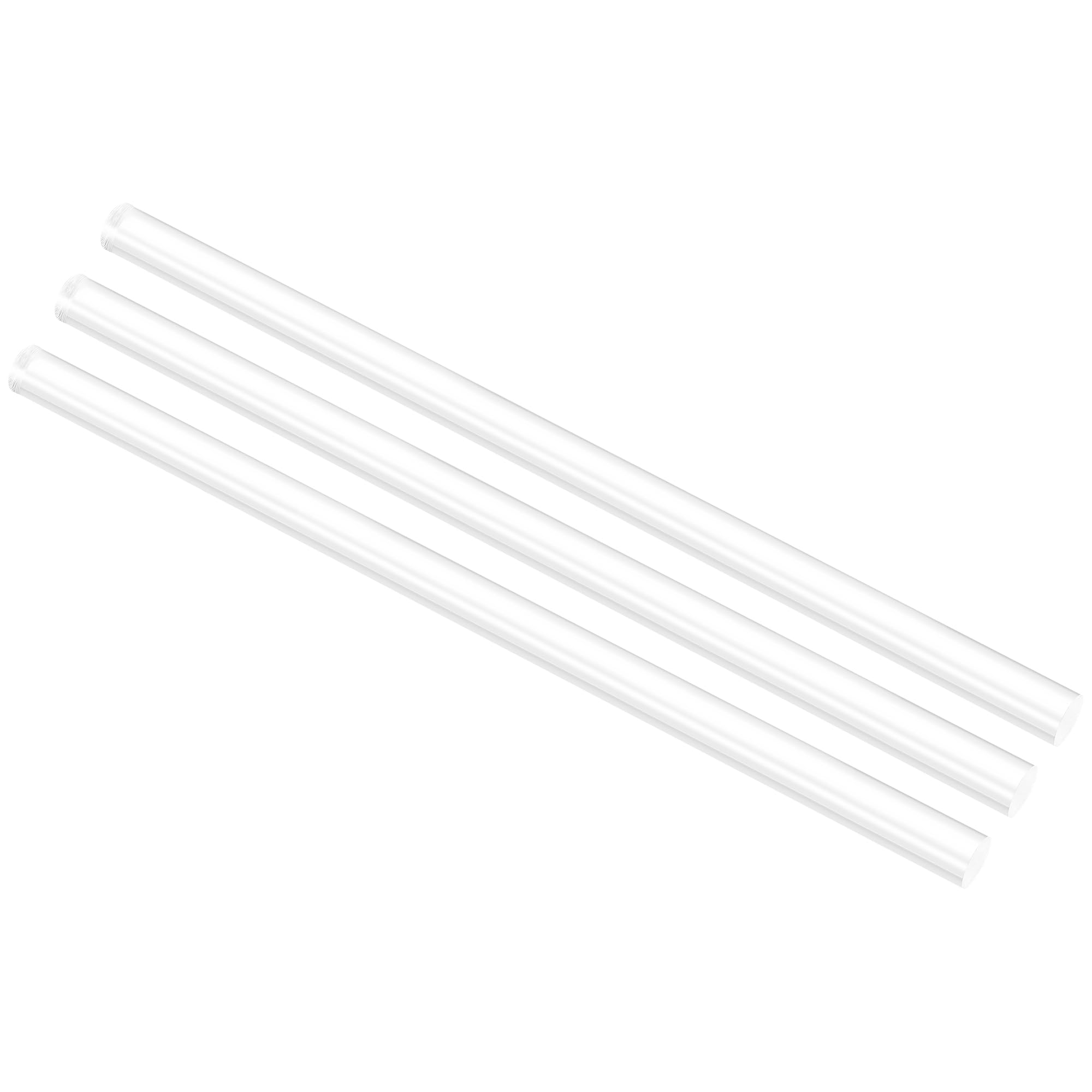 Clear Acrylic Rods - 2 Pack, 3/4" Diameter -11