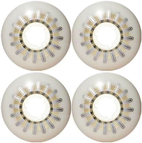 Type S Wheels Odd Line White Skateboard Wheels - 57mm 98a (Set of 4)