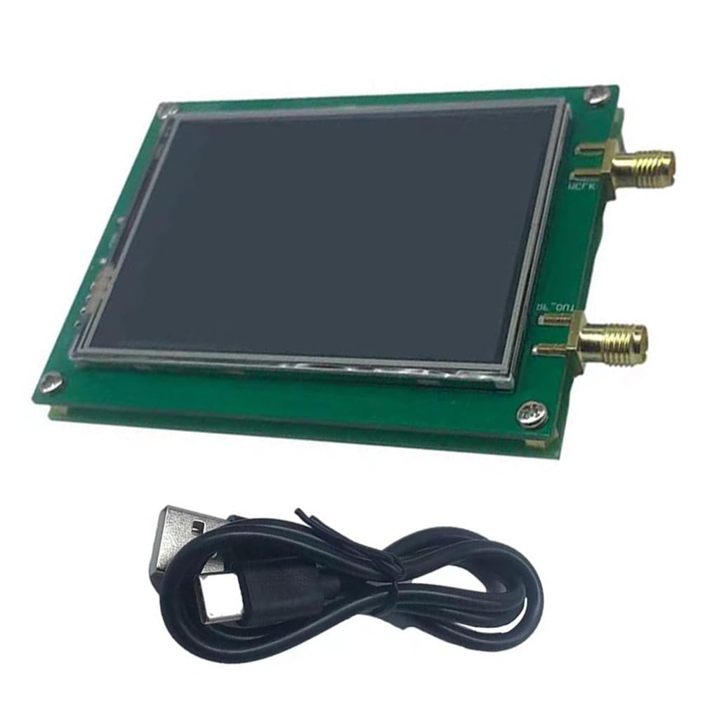Lecreatekit MAX2870 Generatore di segnale RF 23,5 MHz-6 GHz PLL TCXO 0,5 ppm Touchscreen SMA