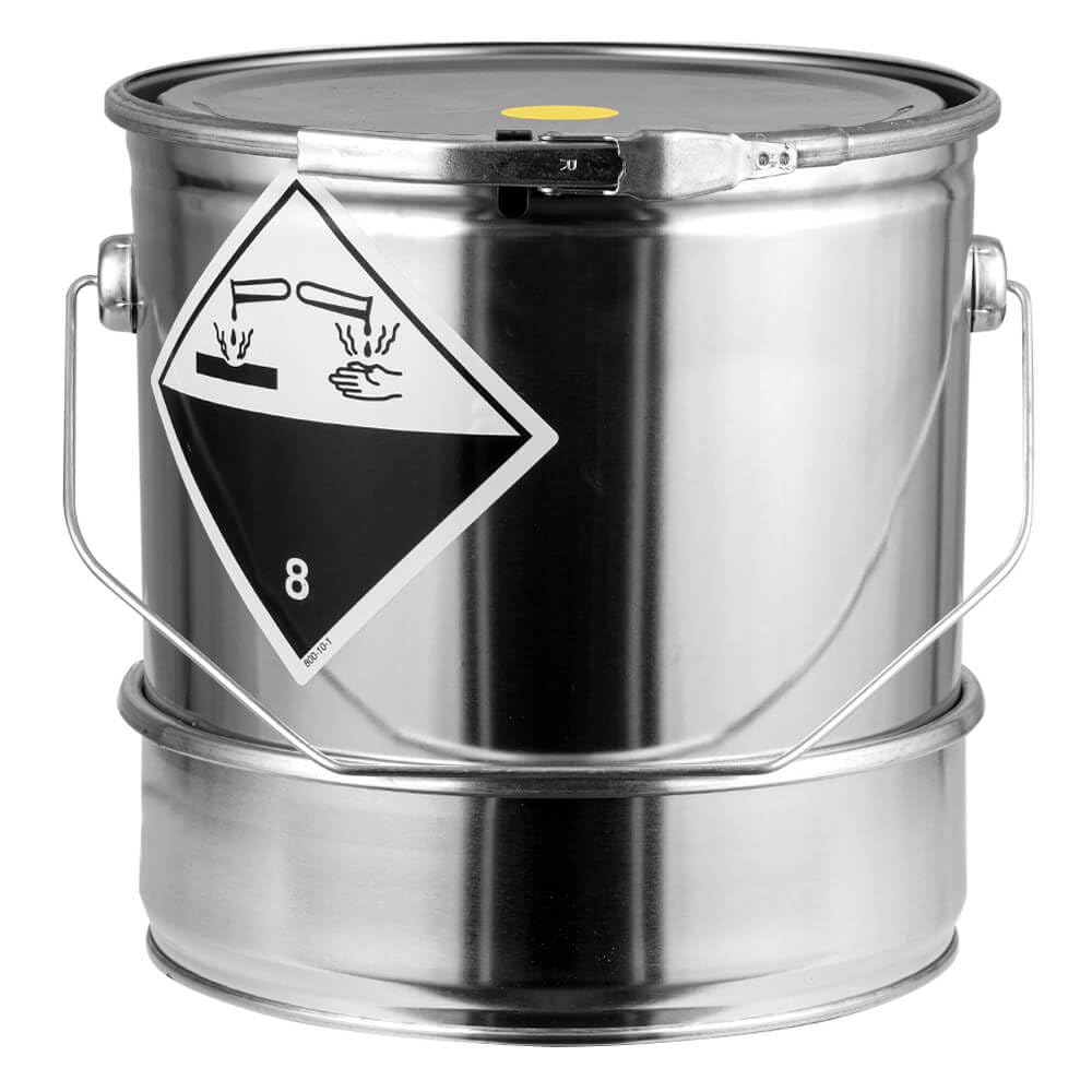 2-Komponenten Hallenbeschichtung PROline-paint, staplerfest, gelb, 5 Liter, Art.-Nr. AM61ZN0365 | Bodenmarkierungsfarbe | Farbmarkierung