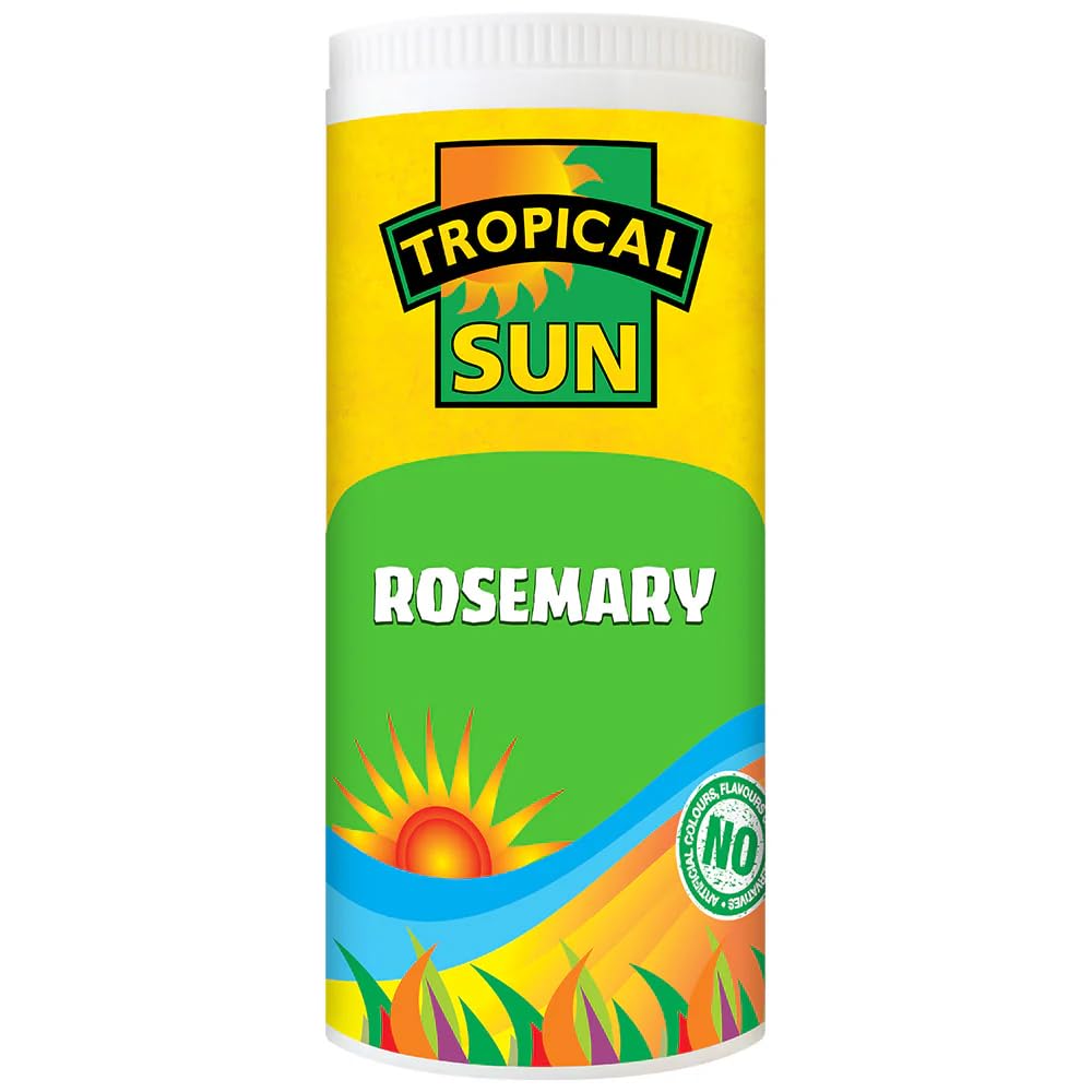 Tropical Sun Rosemary – 60g – Aromatic Herb for Roasted Meats, Vegetables, Soups & Bakes – No Artificial Additives