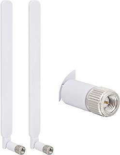 4G LTE Antenna SMA Male Aerial 3.5DBI WiFi Aerial Omnidirectional Antenna 700-2700 MHz for WiFi Router Wireless Network Card 4G LTE Secutiry Camera