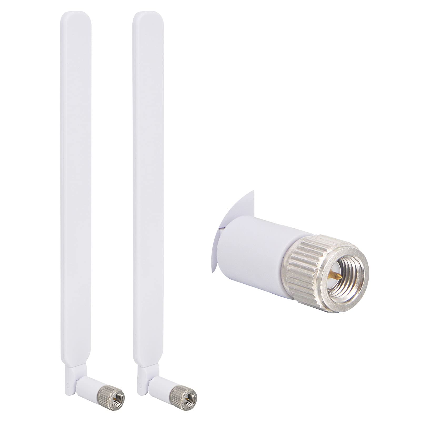 Kaunosta 4G LTE 700-2700MHz Antenna SMA Male Aerial 3.5DBI WiFi Aerial Omnidirectional Antenna for WiFi Router Wireless Network Card 4G LTE Secutiry Camera