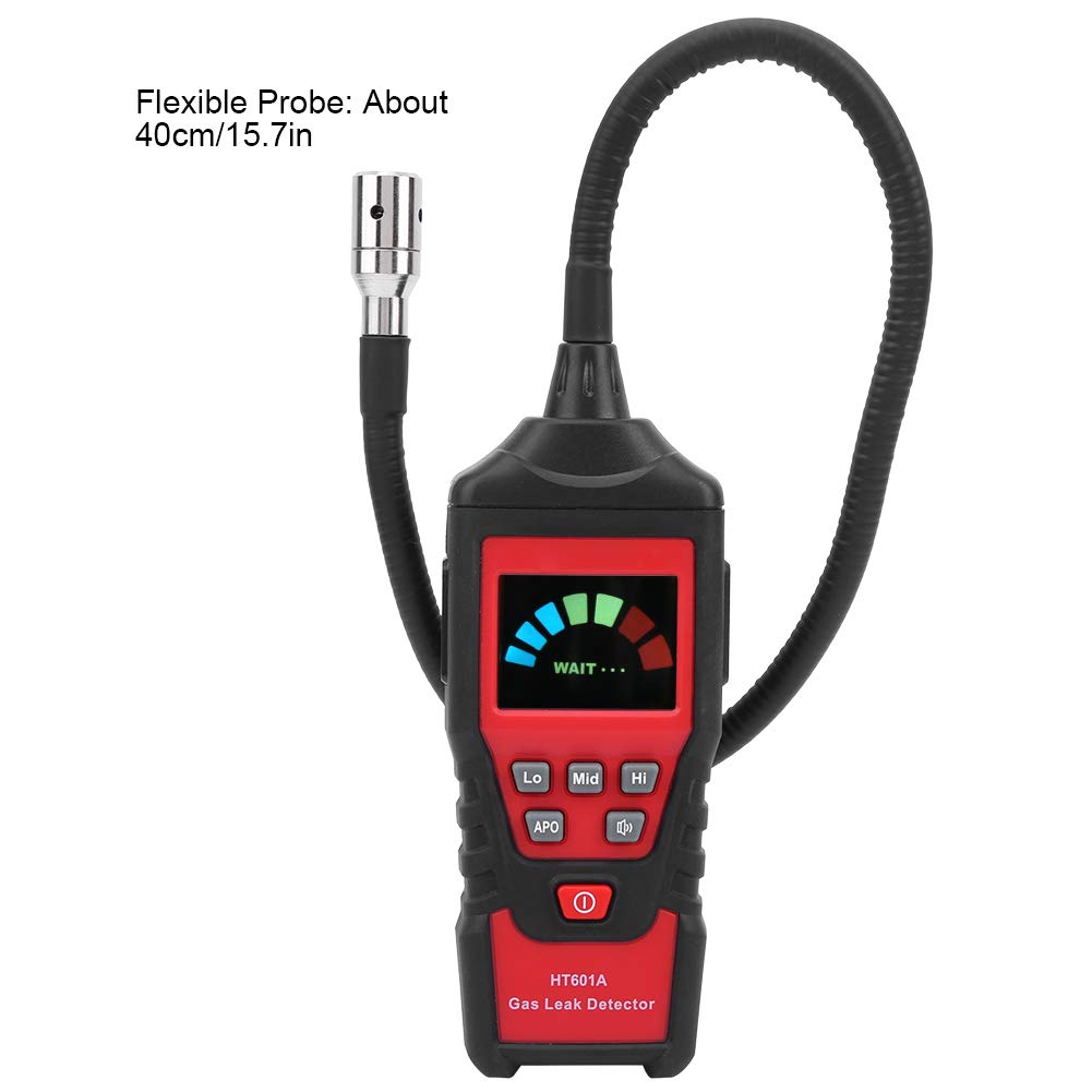 HT601A Przenośny Analizator Gazów Spalinowych LED, Detektor Gazów Palnych Tester Wycieku Gazu Ziemnego Analizator Miernik Wycieku Gazu