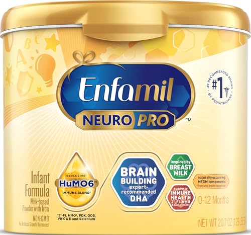 Image of Enfamil, NeuroPro Baby Formula, Brain Building Duo DHA and Mfgm, Exclusive Immune Supporting HuMO6 Blend, Powder Infant Formula, Baby Milk, 20.7 Ounce