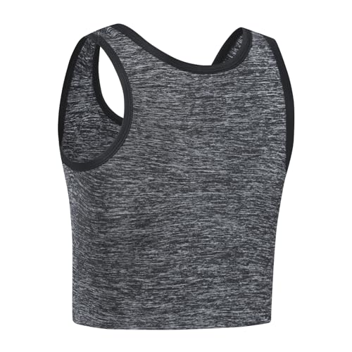 Image of Women Transgender Tomboy FTM Pull On Closure Elastic Chest Binder Pullover Tank Top