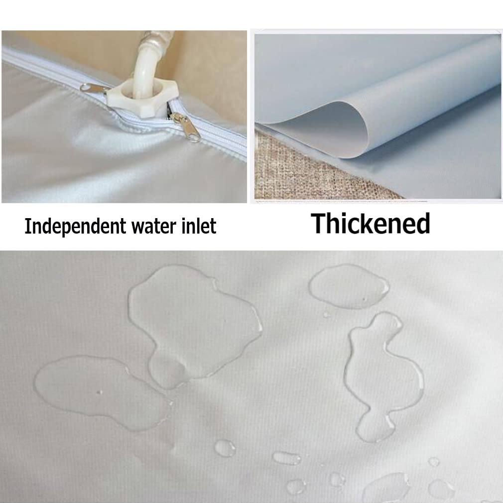 Coprilavatrice Carica dall'alto Tessuto Impermeabile Protezione Copri Lavatrice Antipolvere Resistente ai Raggi UV Copertura Lavatrice per Esterno Anti Sunlight (Thickening,7.5kg)