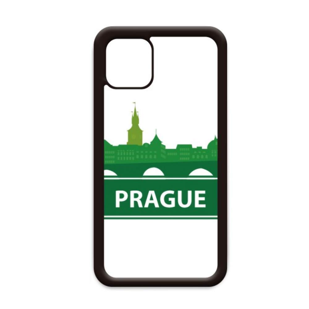 no/no Prague Czech Republic Green Landmark for iPhone 14 Plus Cover for Apple Mobile Case Shell