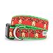 The Worthy Dog Rudy Reindeer Chrismas Holiday Stylish & Durable Nylon Dog Collars, Adjustable Strong Buckle - Medium, Red