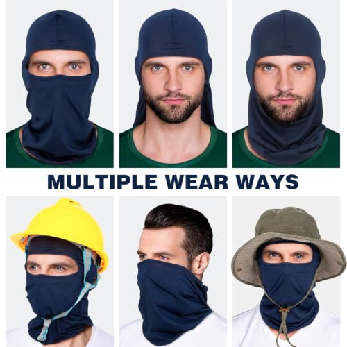 Image of 20 PCS Balaclava Ski Mask for Men Women, UV Protection Motorcycle Balaclava | Soft Breathable Polyester, Fade-Resistant Reusable, Lightweight Helmet Liner for Motorcycle Cycling all outdoor activities