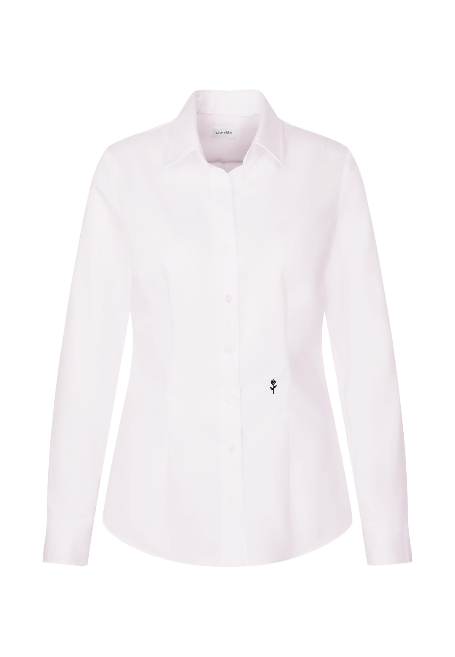 Seidensticker Damen Bluse - Klassisch - Elegant - Hemdbluse - Regular Fit - Langarm - Uni - 100% Baumwolle