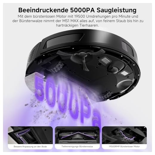 MONSGA Saugroboter mit Wischfunktion