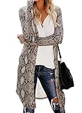 jacke schlangenmuster Gut dehnbares Strickmaterial, bequem und für die meisten Formen geeignet