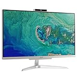 Acer Aspire C 24 C24-865 - Tout-en-Un - Core i5 8250U / 1.6 GHz - RAM 4 Go - HDD 1 to - UHD Graphics 620 - GigE - LAN sans Fil: 802.11a/b/g/n/AC, Bluetooth 4.2 - Win 10 Familiale 64 Bits - Moniteur :
