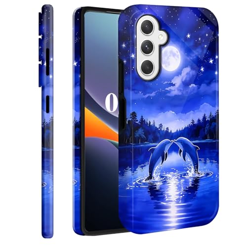 Coque Galaxy A17 5G antichoc double couche dauphin 6,7 pouces