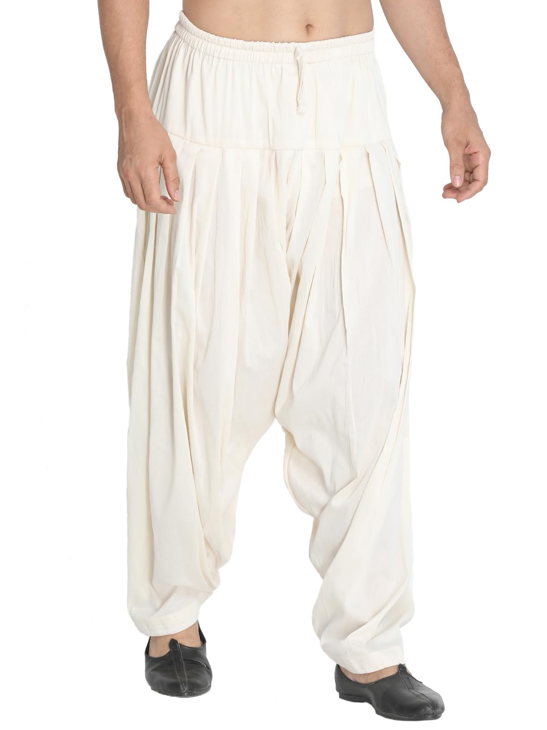 vastramay Mens Cotton Blend Patiala Pyjama - Relaxed Fit with Adjustable Waistband-picture-15