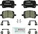 Produktbild BOSCH BC1160 QuietCast Premium-Keramik-Scheibenbremsbelag-Set, kompatibel mit Select Chevrolet Cobalt, HHR, Malibu; Pontiac G5, G6; Saturn Aura; vorne