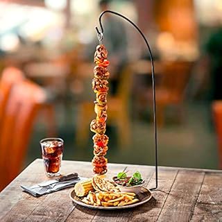 dine@drinkstuff Large Espetada Hanging Kebab Stand - Hanging Kebab Skewer Holder for Creative Food Service